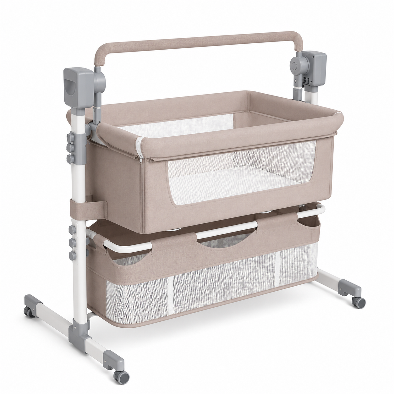 Cuna Eléctrica Co-Sleeping Inteligente con Balanceo Automático – Aylla & Co.