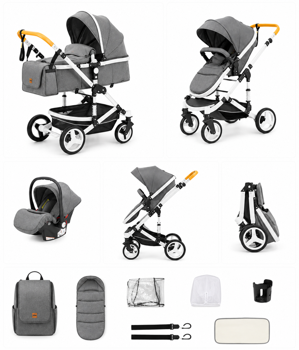 Carrinho de Passeio 3 em 1 – Aylla Evolve Trio