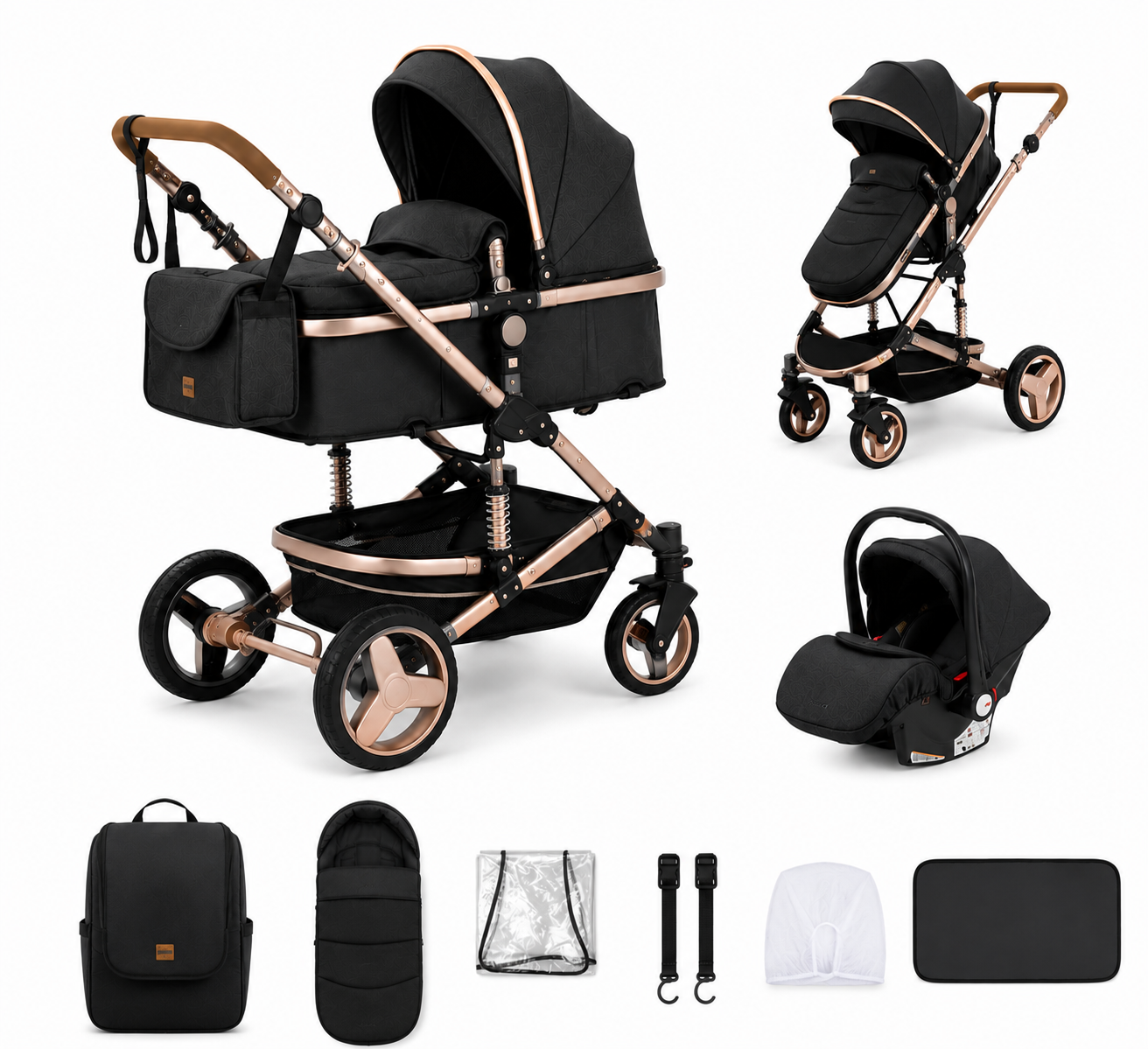 Carrinho de Passeio 3 em 1 – Aylla Evolve Trio