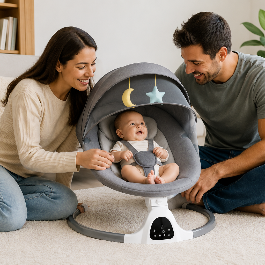 Espreguiçadeira Elétrica Infantil – Aylla Swing Comfort