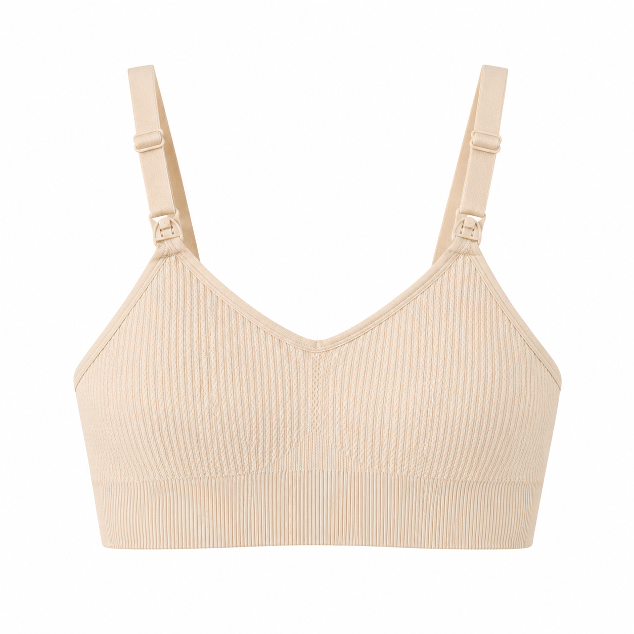 Sutiã de Amamentação em Malha Canelada – Aylla Cozy Bra