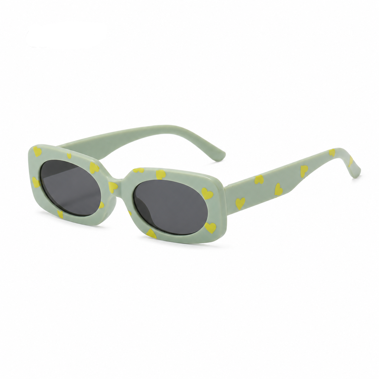 Gafas de sol infantiles vintage de corazones