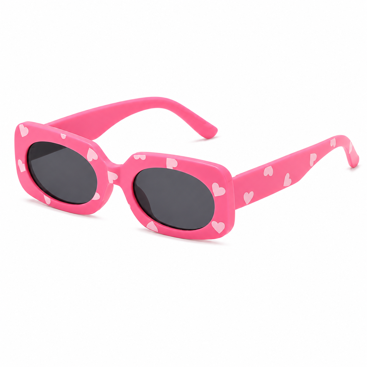 Gafas de sol infantiles vintage de corazones