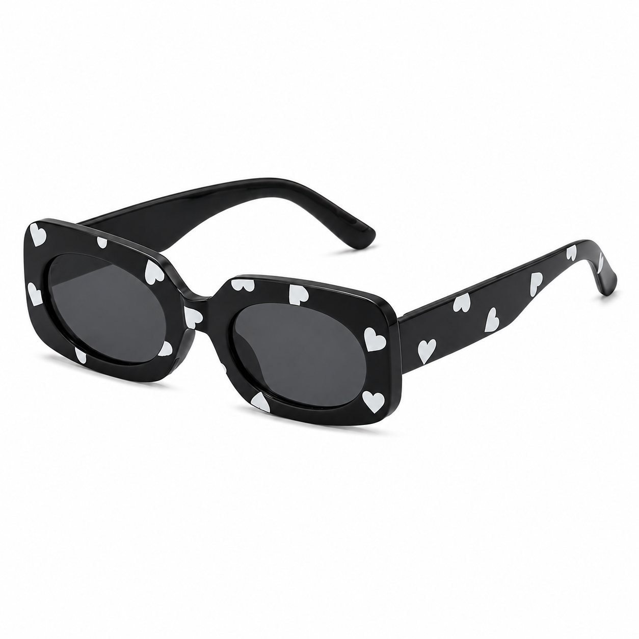 Gafas de sol infantiles vintage de corazones