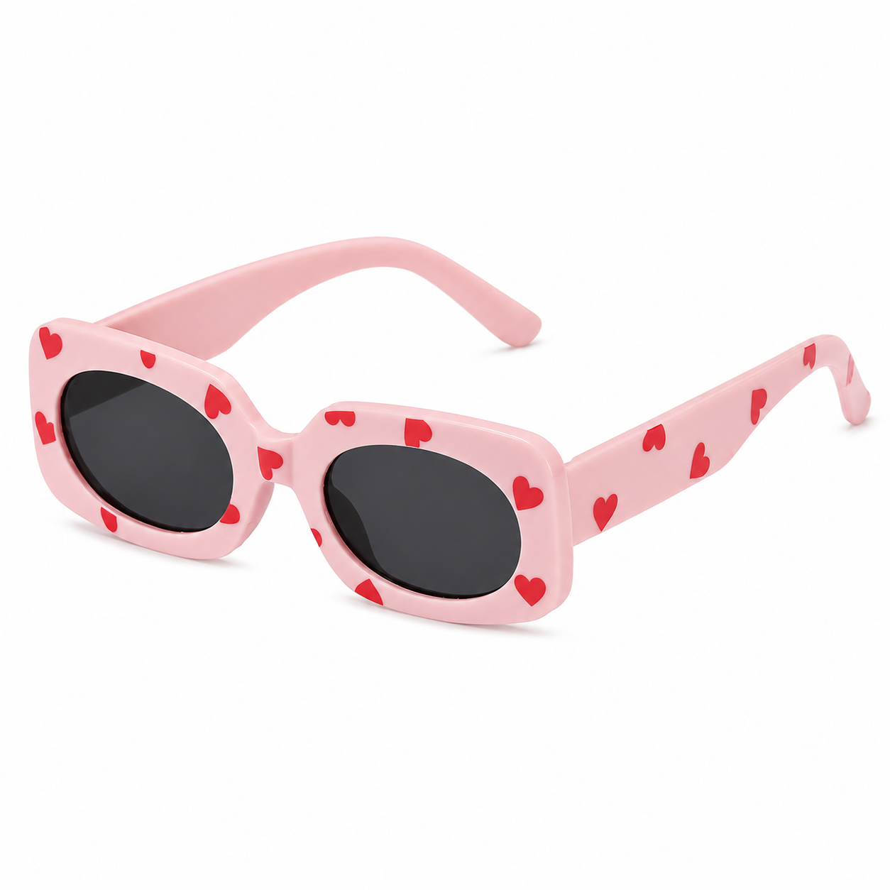 Gafas de sol infantiles vintage de corazones