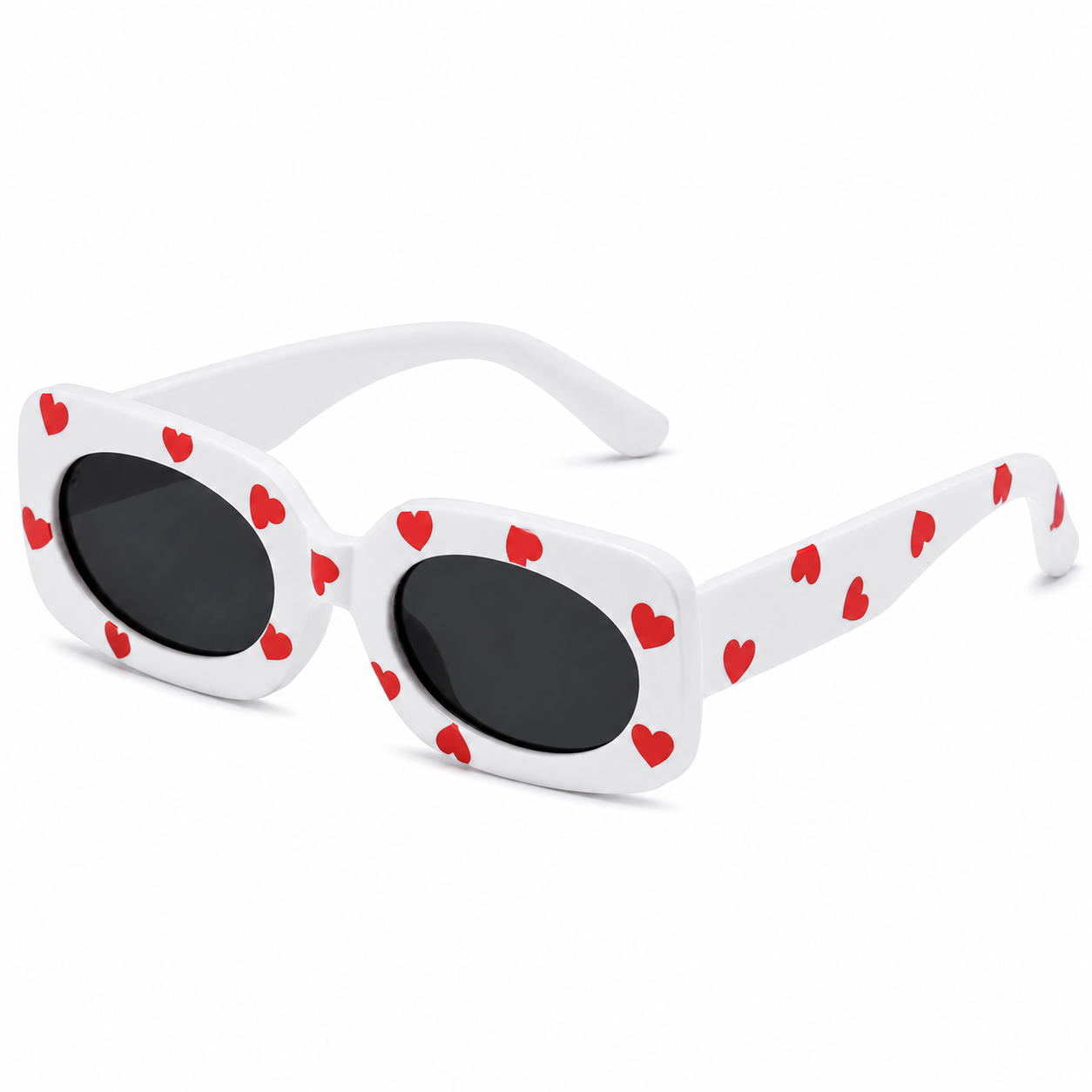Gafas de sol infantiles vintage de corazones