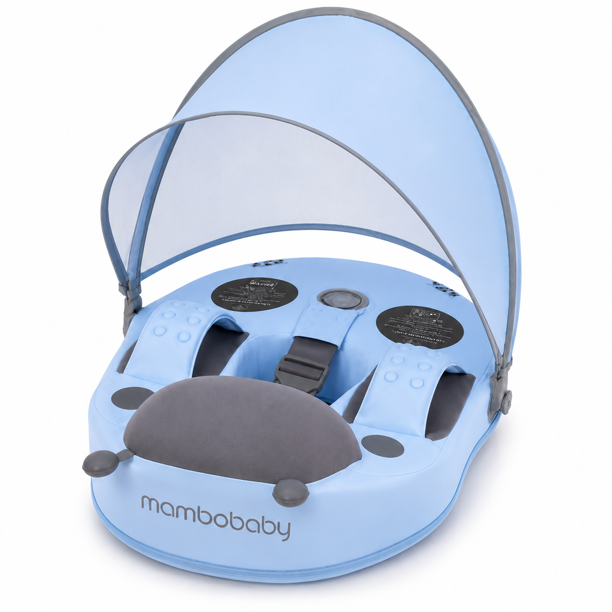 Flotador Mambobaby no inflable para bebé con protección solar