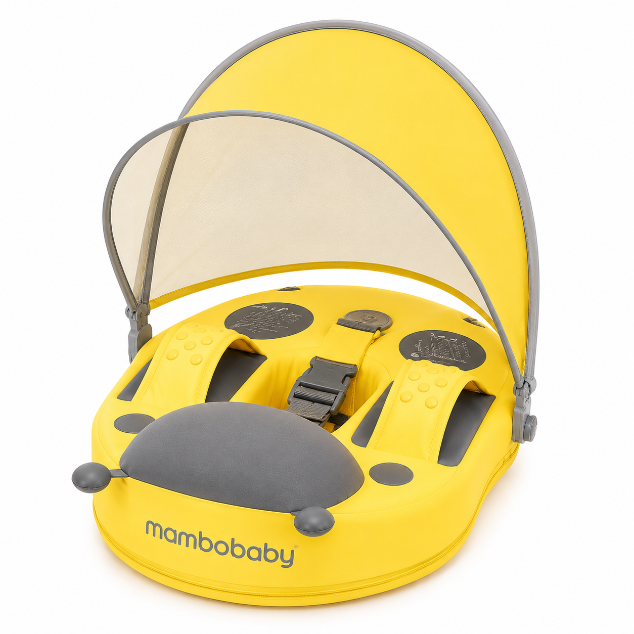 Flotador Mambobaby no inflable para bebé con protección solar