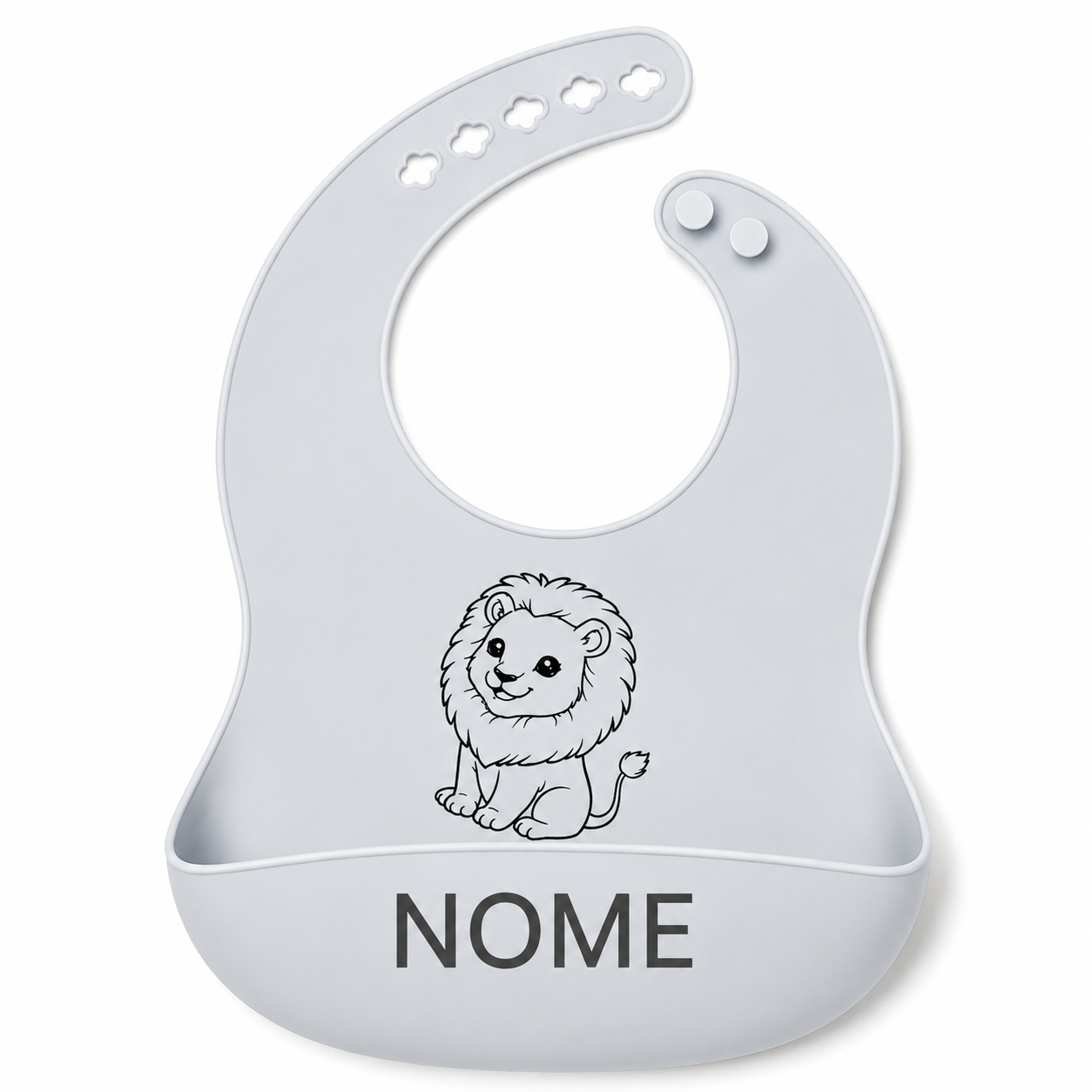 Babero personalizado de silicona con nombre - Aylla & Co.