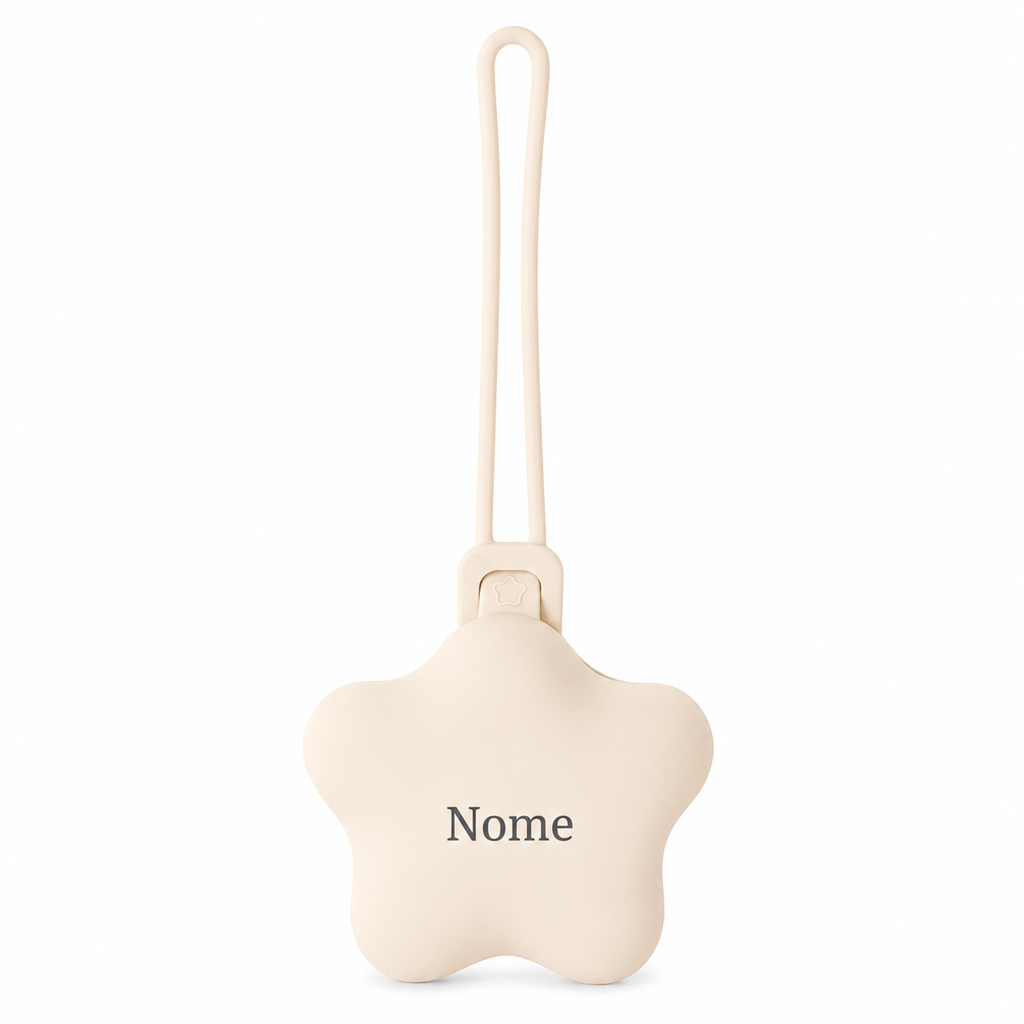 Porta-Chupetas de Silicone Personalizado com Nome - Aylla & Co.