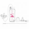 Biberão Mãos Livres 3 em 1 (300ml) – Sistema Anti-Cólicas com Gravidade