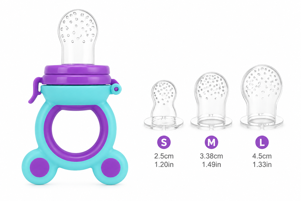 Chupeta Alimentadora e Mordedor de Silicone 3-em-1 (compre 1 leve 2)