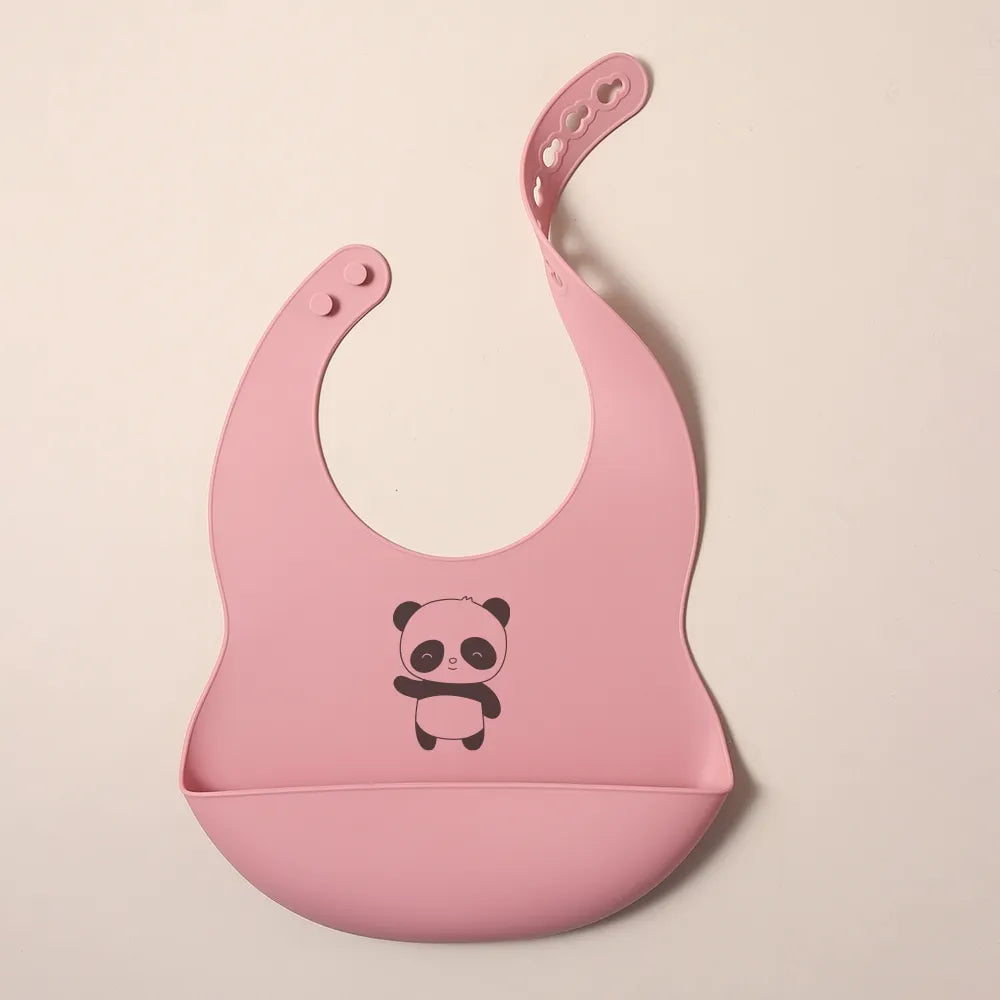 Babero de silicona personalizable con nombre