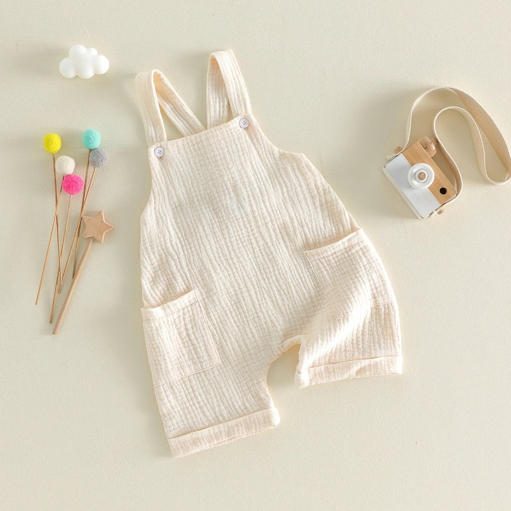 Macacão Infantil em Gaze de Algodão Soft – Aylla Summer