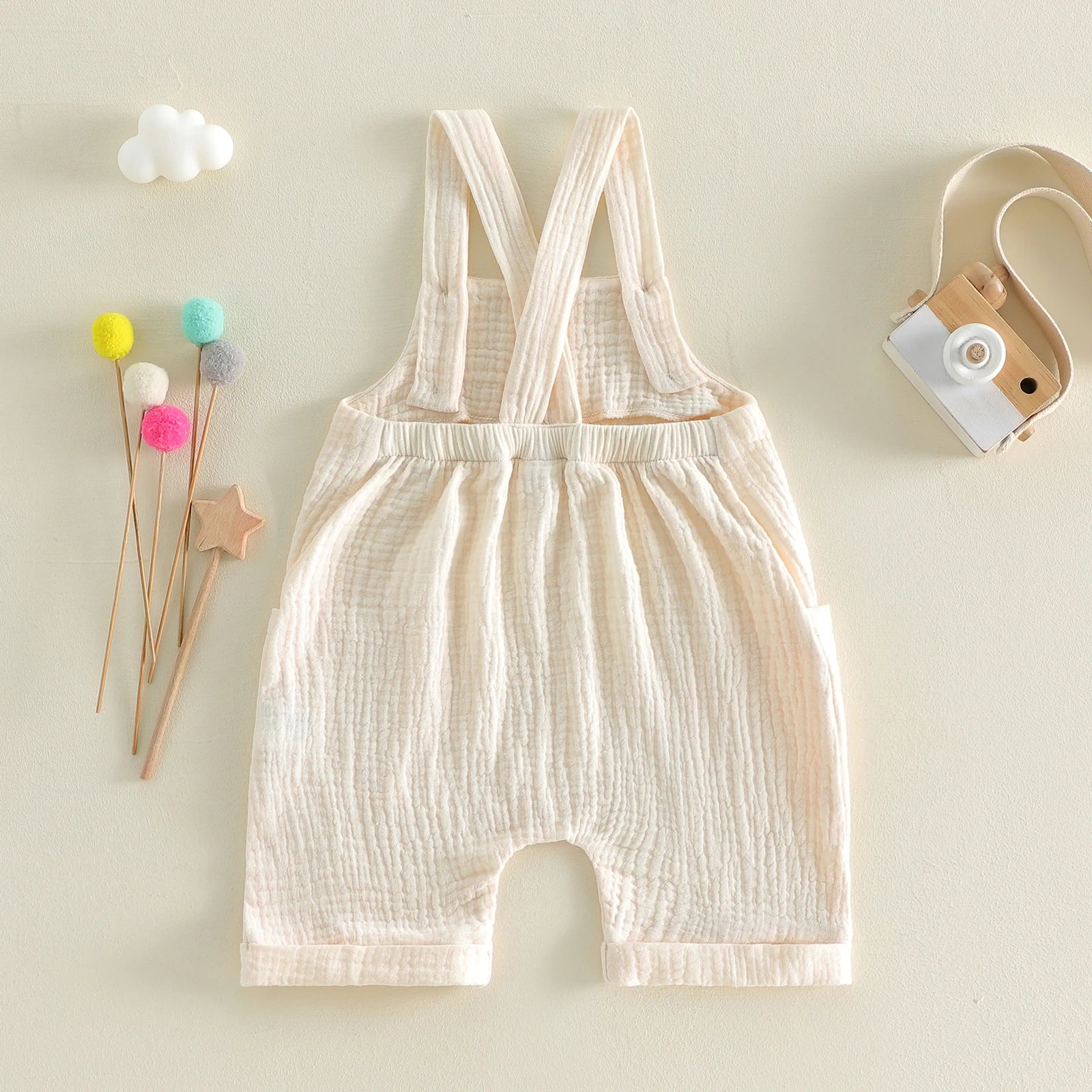 Macacão Infantil em Gaze de Algodão Soft – Aylla Summer