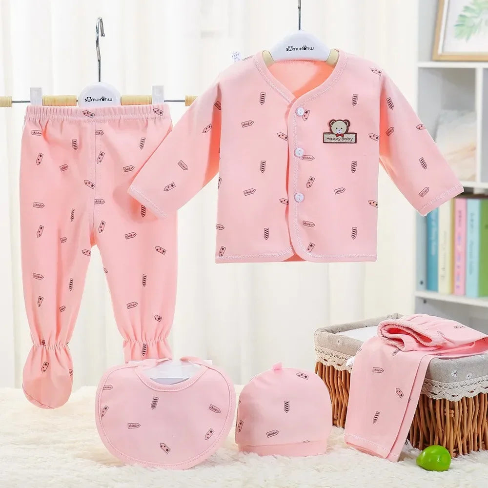Conjunto de ropa para bebé erizo 5 piezas