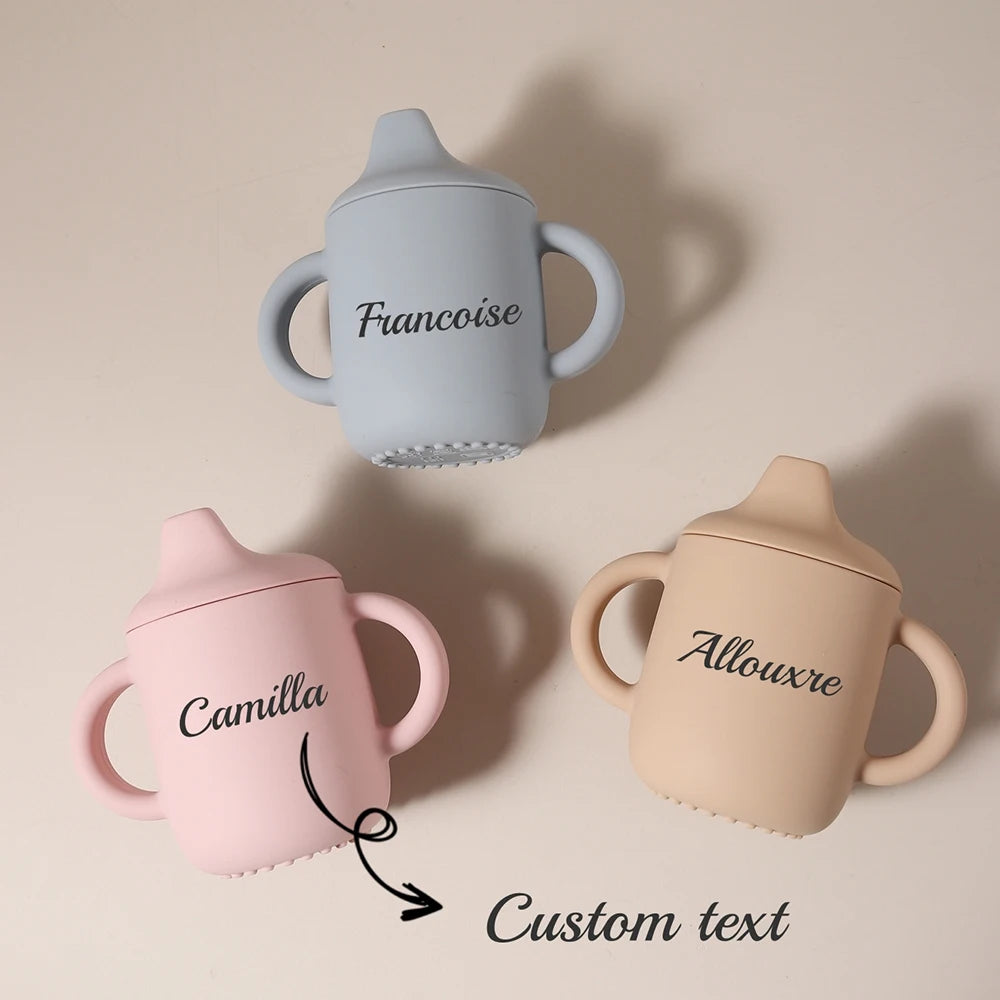 Copo personalizável em silicone para bebés