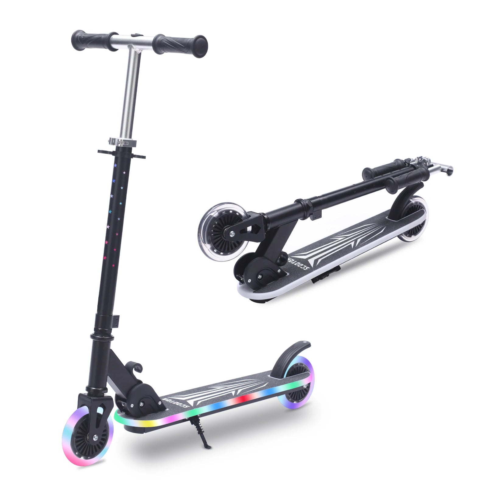 Scooter para crianças com luzes