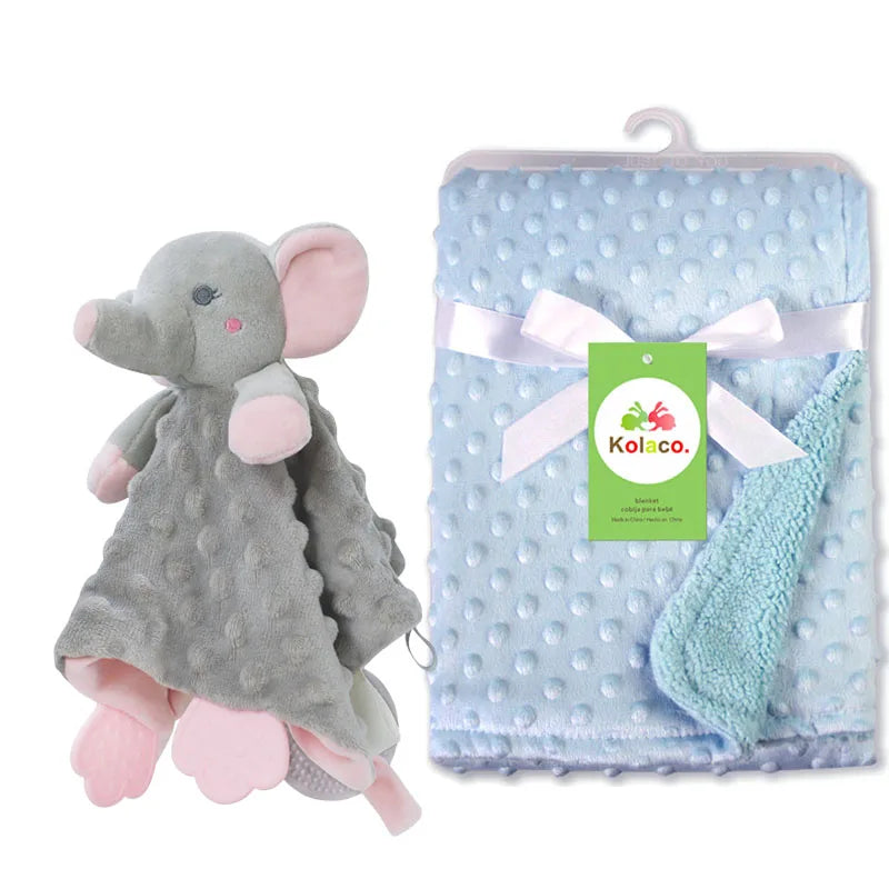 Conjunto de manta personalizada para bebé