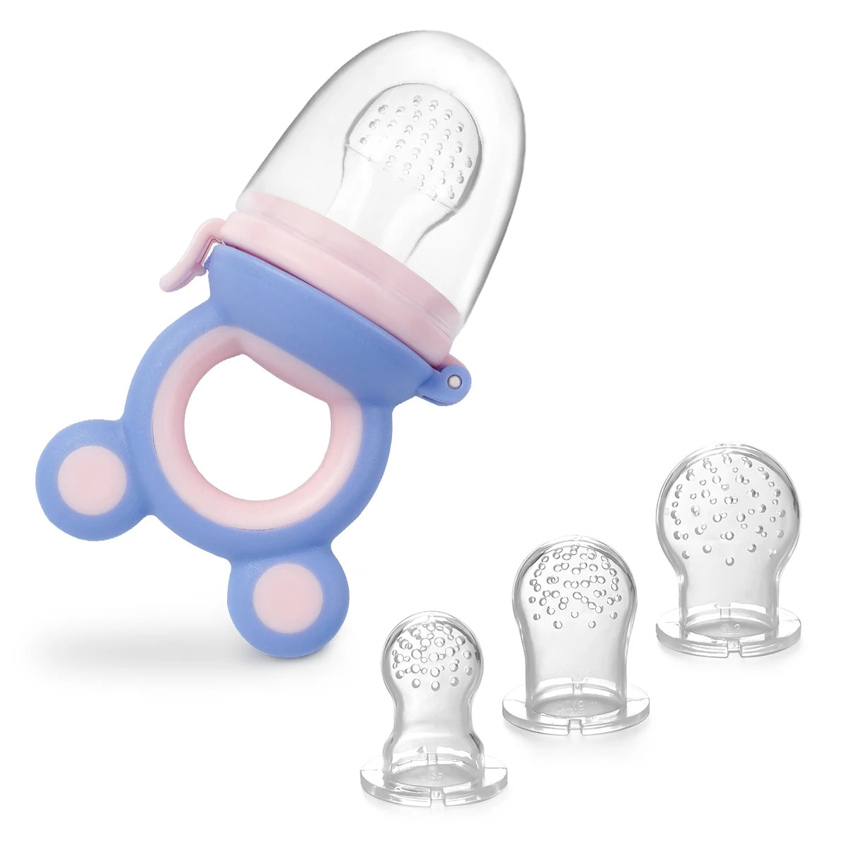 Chupeta Alimentadora e Mordedor de Silicone 3-em-1 (compre 1 leve 2)