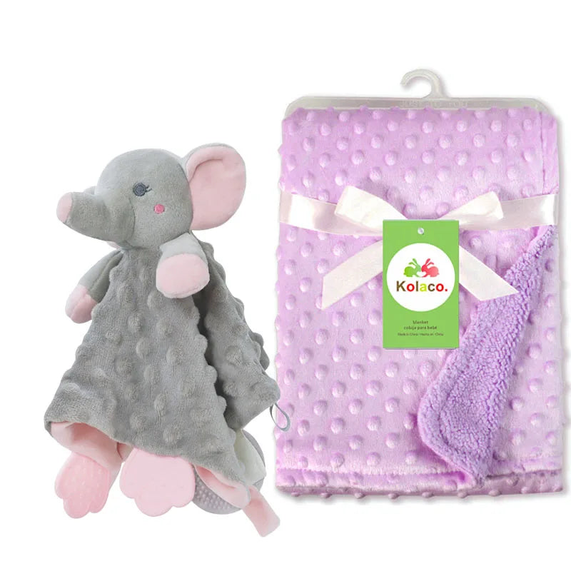 Conjunto de manta personalizada para bebé