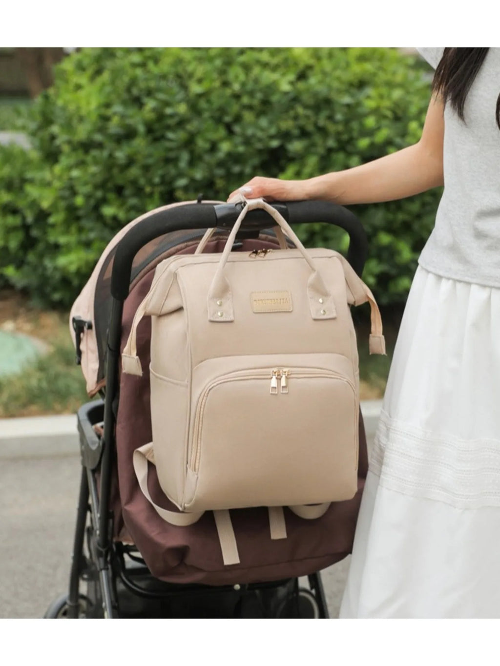 Mochila mãe e bebé com grande capacidade