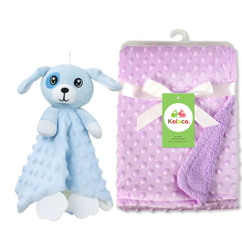 Conjunto de manta personalizada para bebé