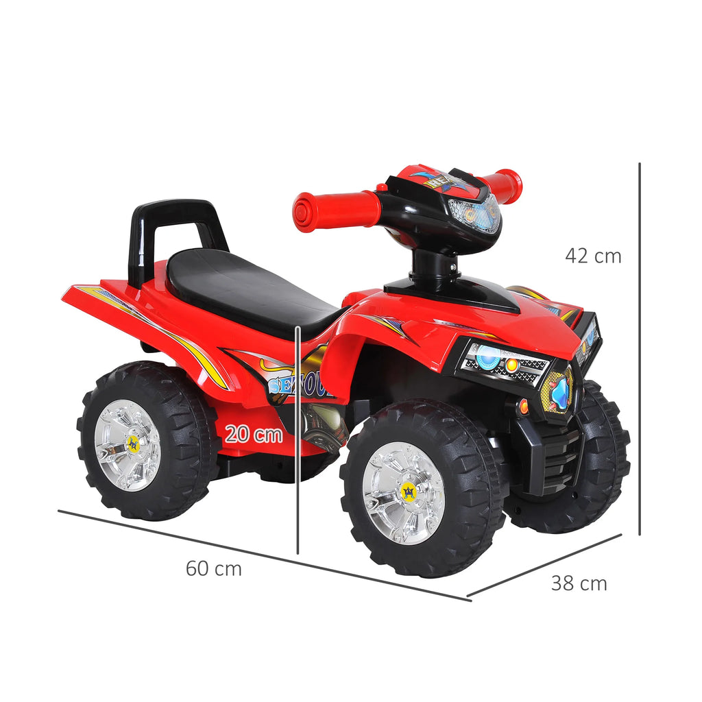 Moto4 Infantil Quad HOMCOM – Primeiras Aventuras com Luz e Som
