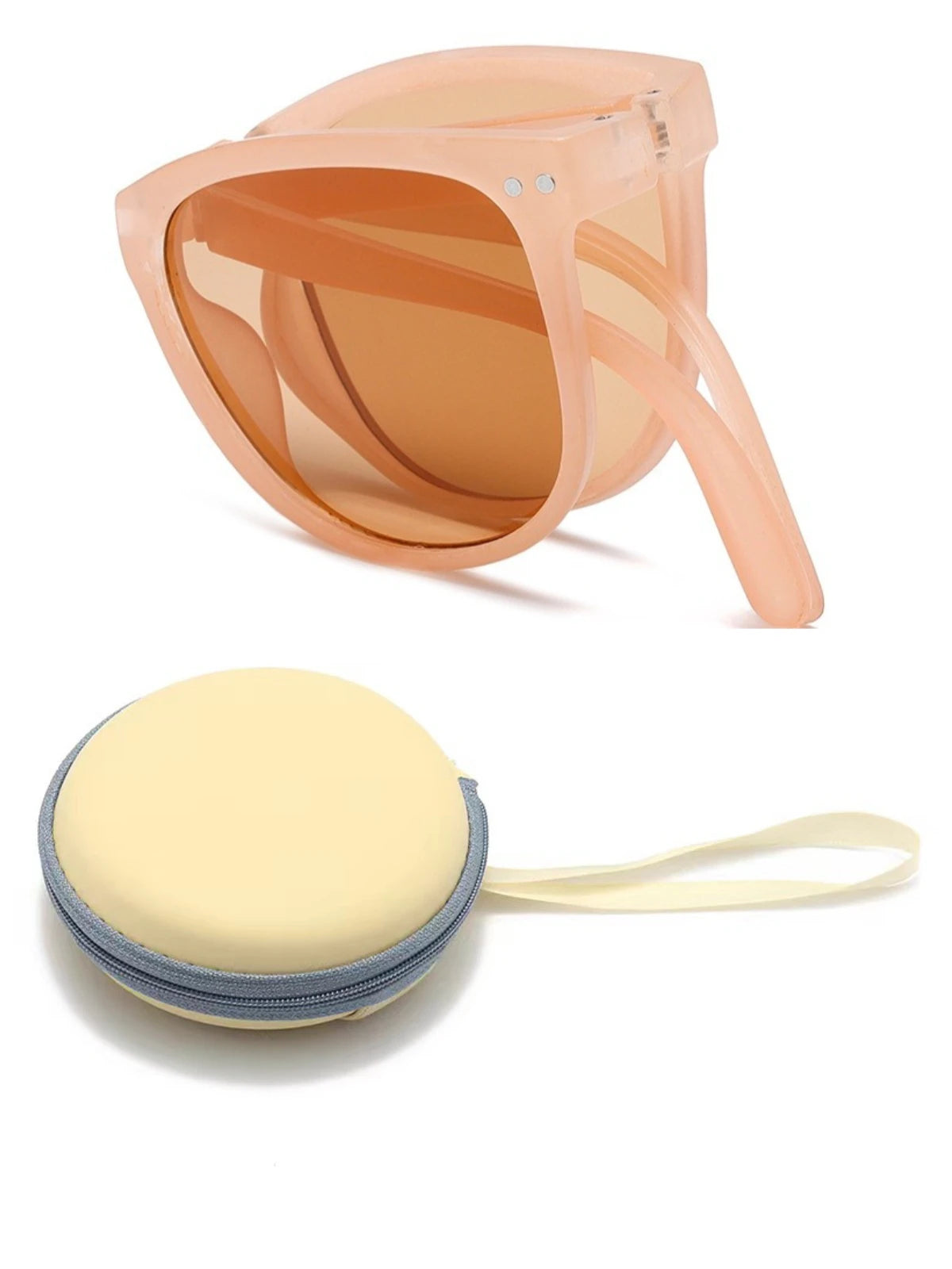 Gafas de sol plegables infantiles FlexGlow – Protección UV400 + Estuche de viaje incluido