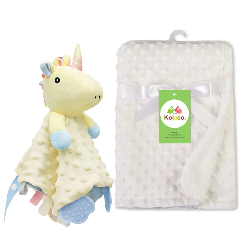Conjunto de manta personalizada para bebé