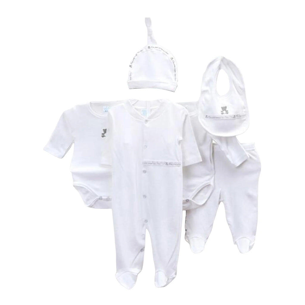 Conjunto de roupa de algodão para bebé
