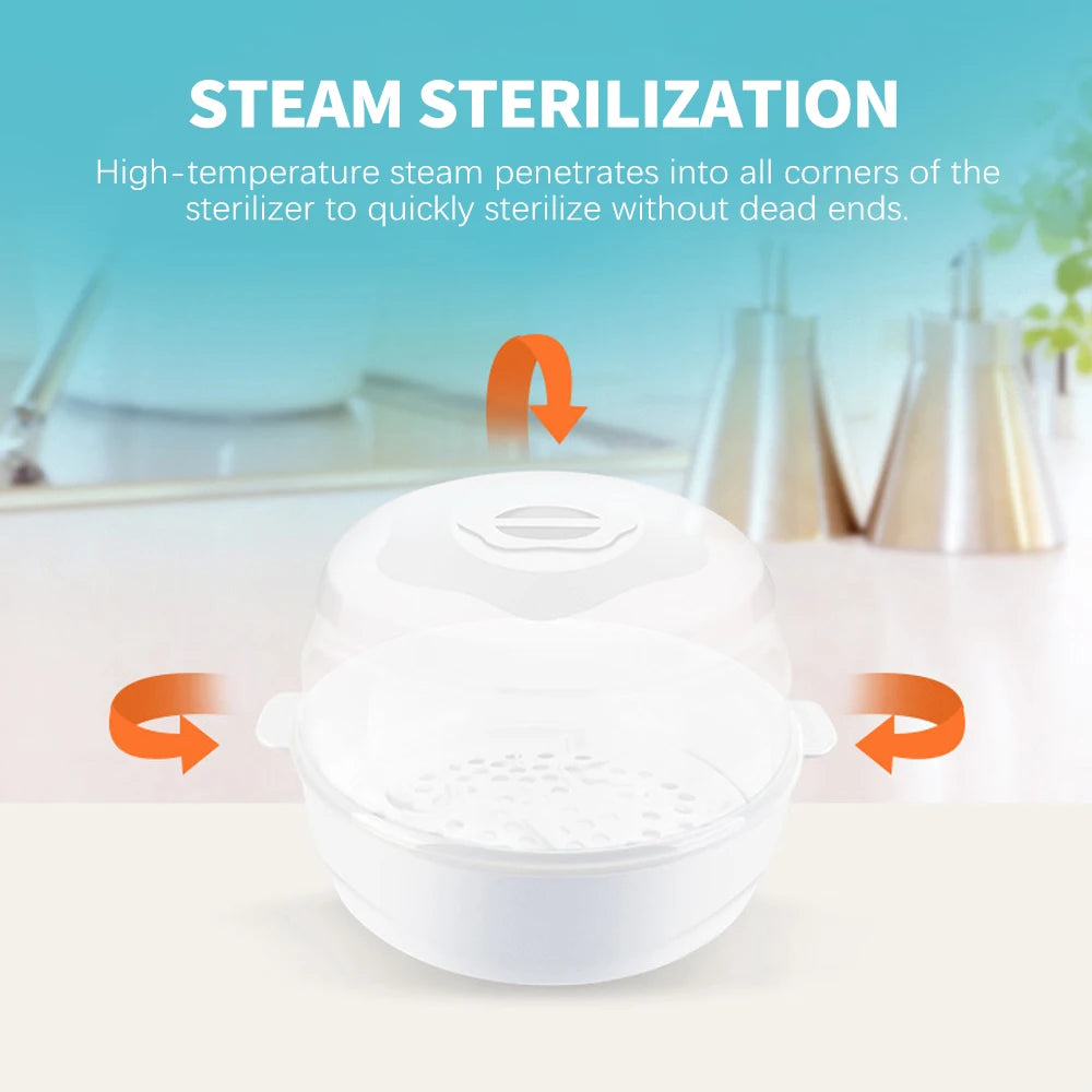 Esterilizador a vapor para biberões