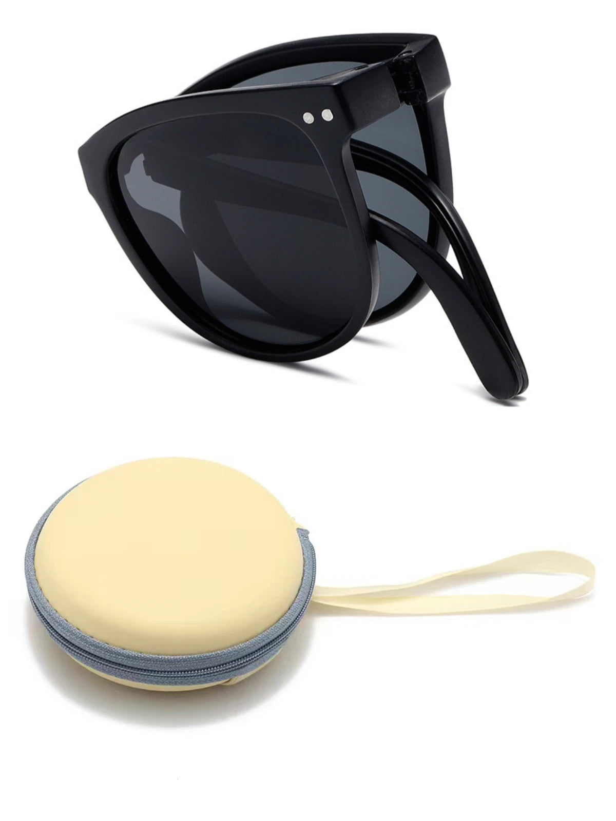 Gafas de sol plegables infantiles FlexGlow – Protección UV400 + Estuche de viaje incluido