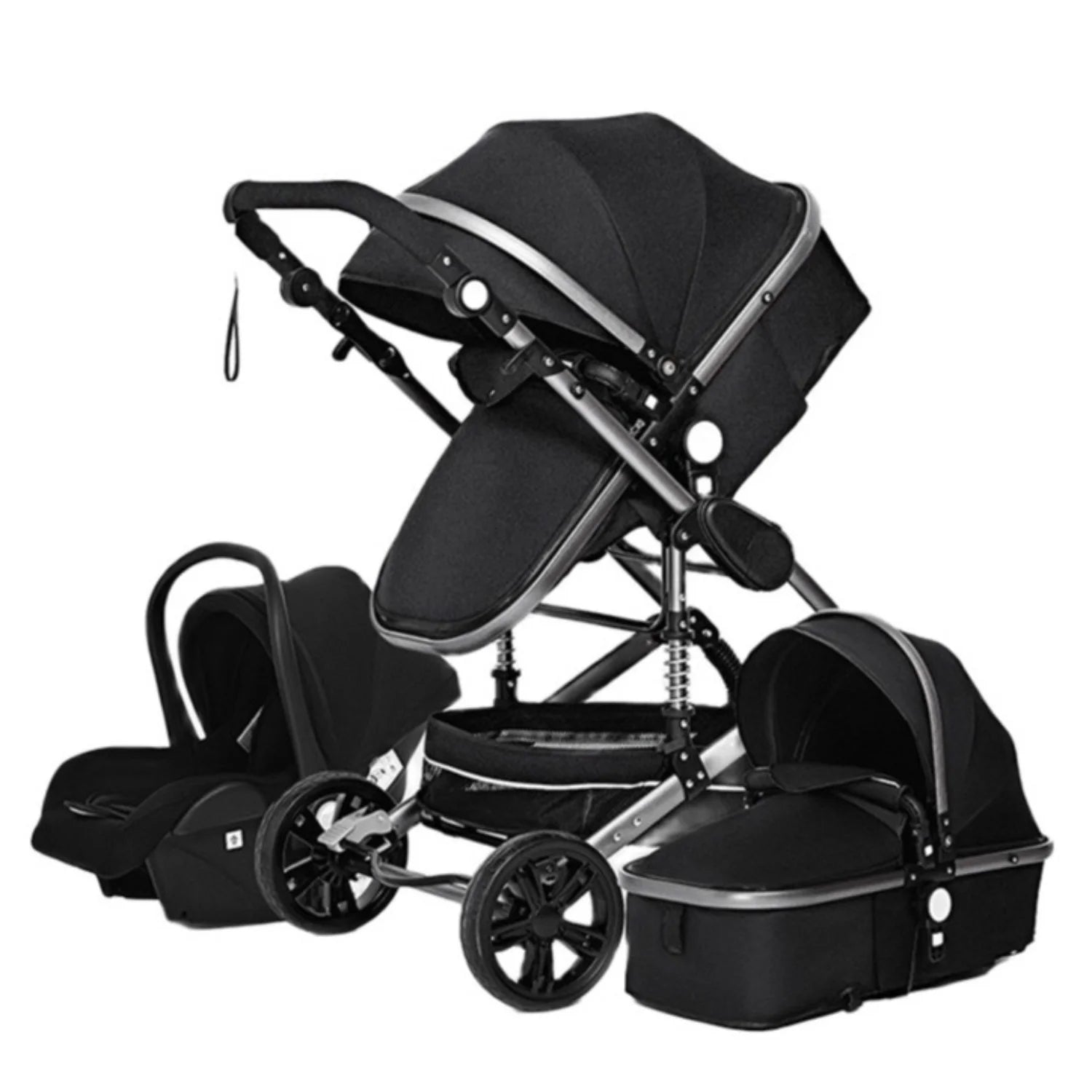 Cochecito de Bebé Luxury 3 en 1 – Edición Minimalista