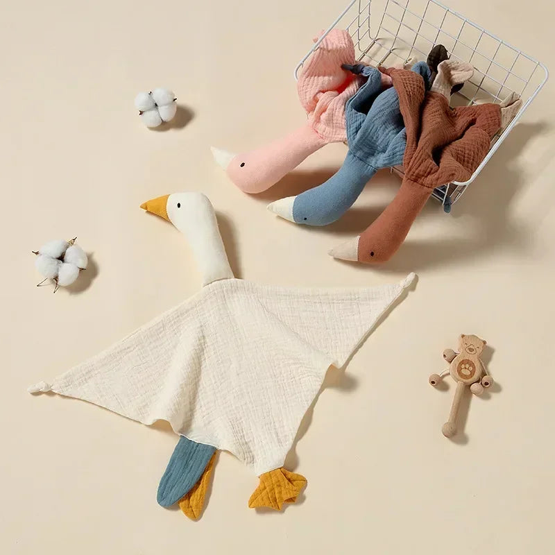 Babete de algodão com padrão fofo