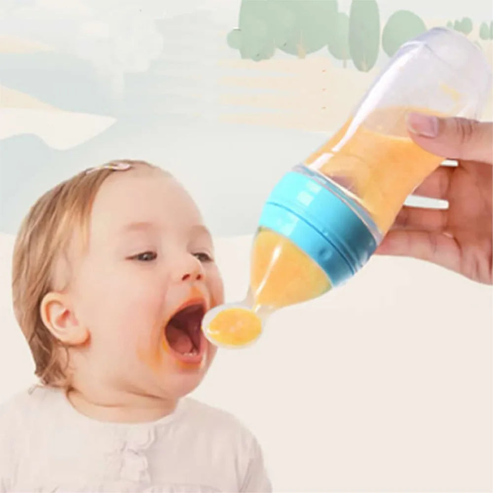 Garrafa de Alimentação para Bebé com Colher