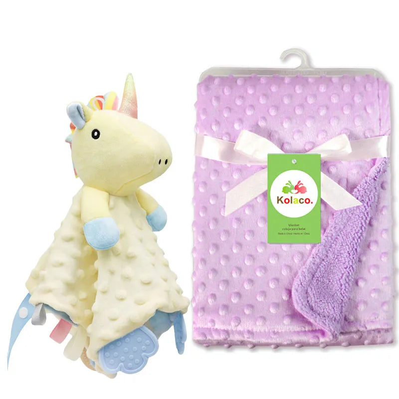 Conjunto de manta personalizada para bebé