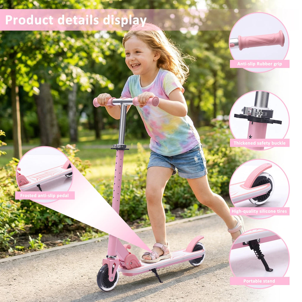 Scooter para crianças com luzes