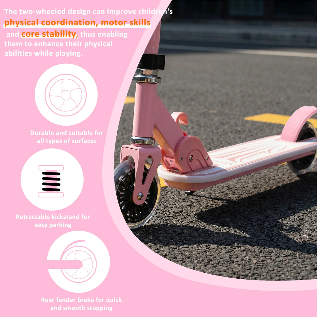 Scooter para crianças com luzes