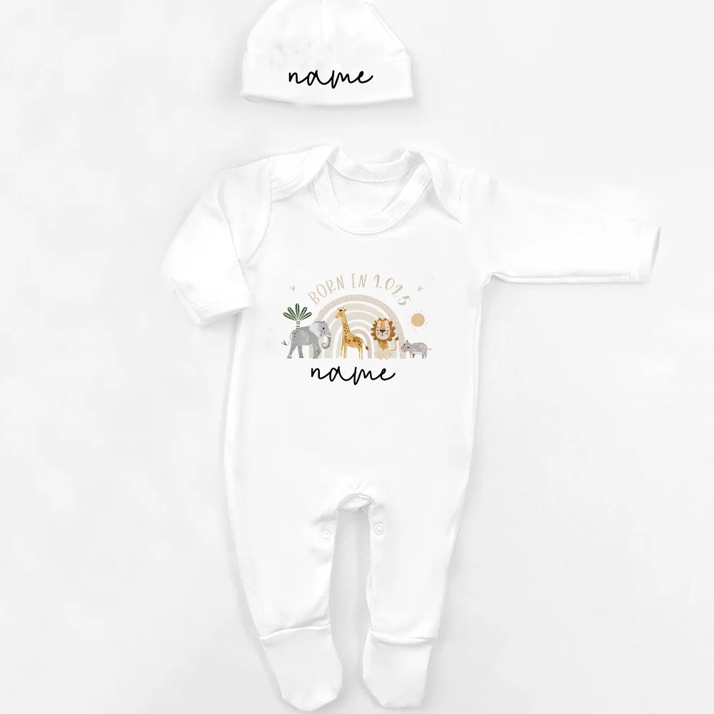 Conjunto personalizado de primera puesta para bebé