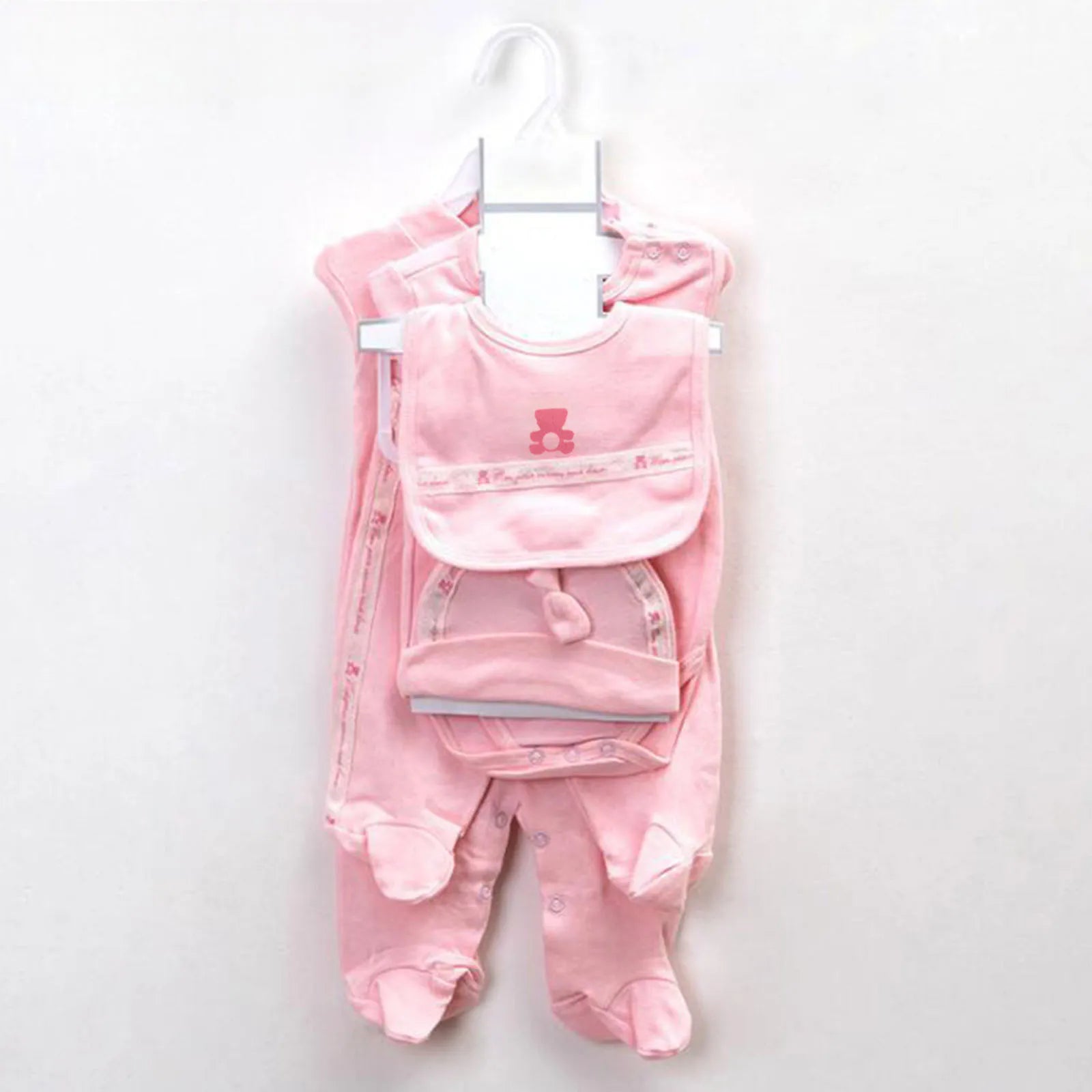 Conjunto de roupa de algodão para bebé