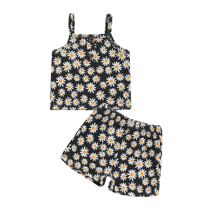 Conjunto Infantil de 2 Peças Daisy Summer – Aylla & Co.