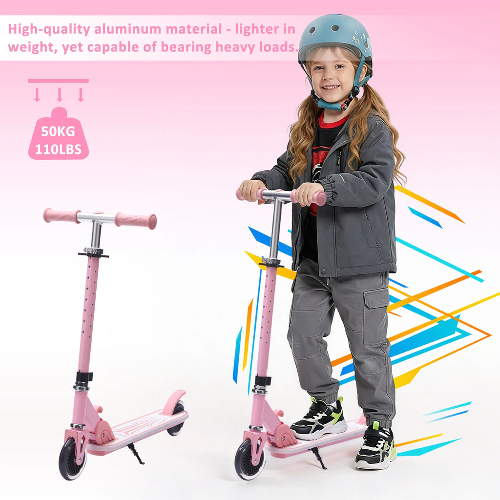 Scooter para crianças com luzes