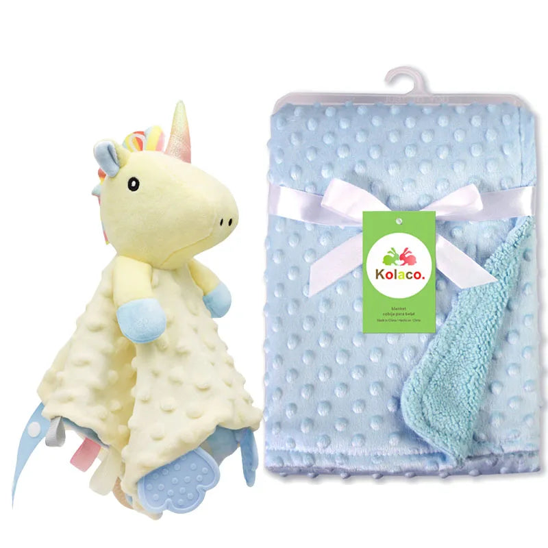 Conjunto de manta personalizada para bebé