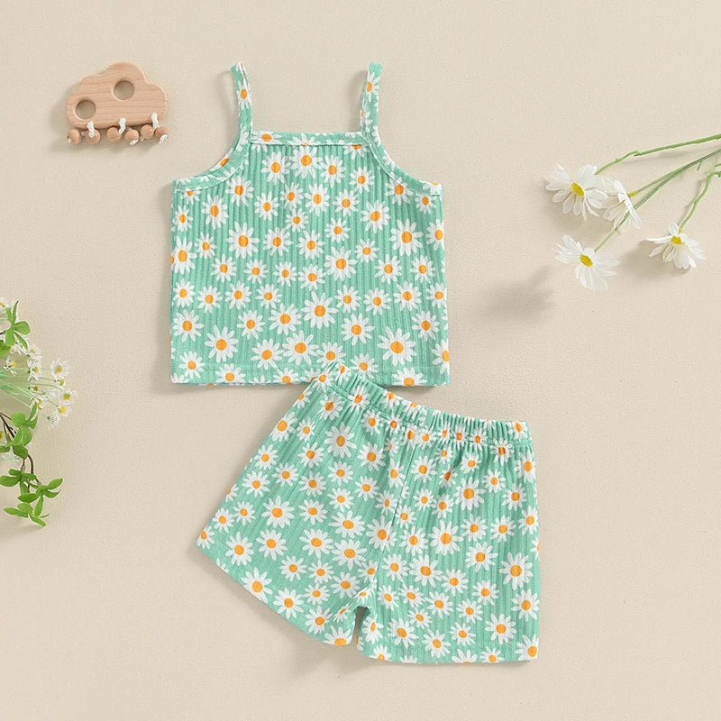 Conjunto Infantil de 2 Peças Daisy Summer – Aylla & Co.
