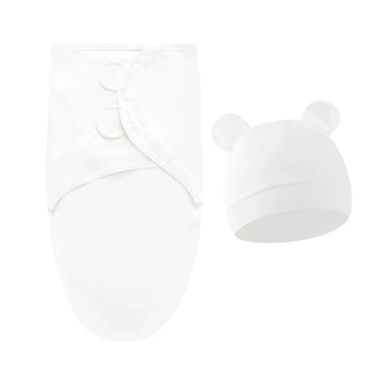 Conjunto de manta e gorro para recém-nascido