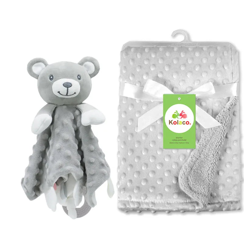 Conjunto de manta personalizada para bebé