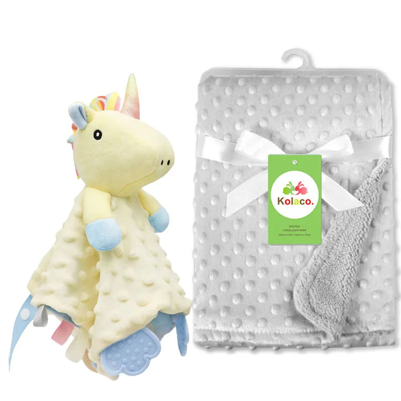 Conjunto de manta personalizada para bebé
