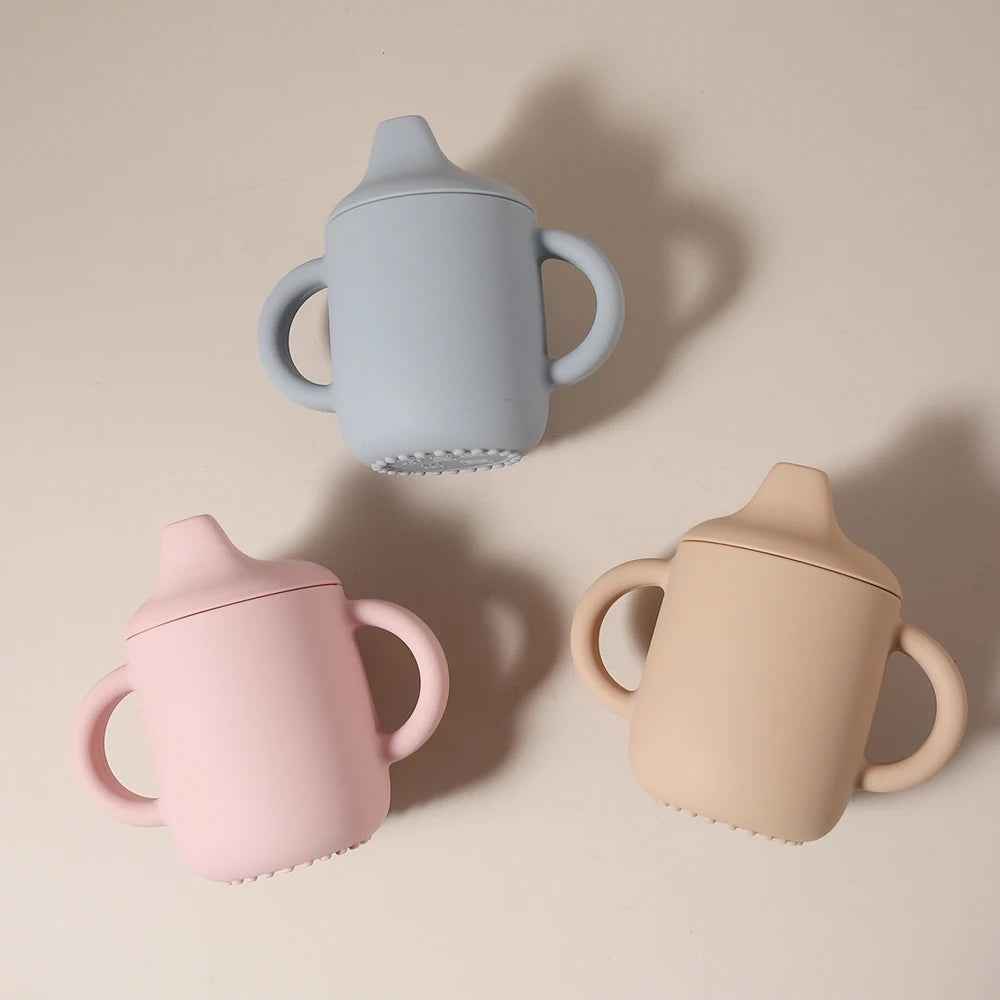 Copo personalizável em silicone para bebés