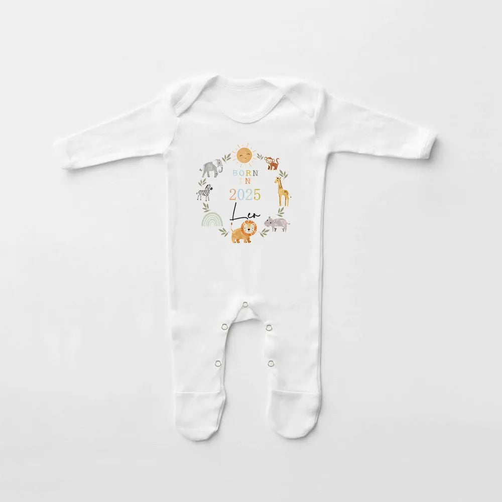 Conjunto personalizado de saída para bebé